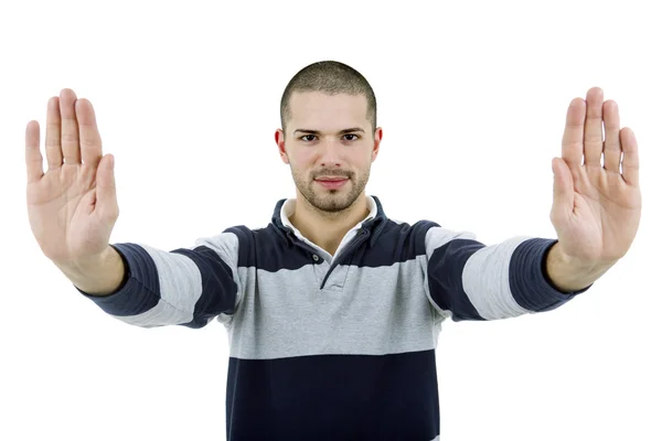 Stoppa mannen — Stockfoto