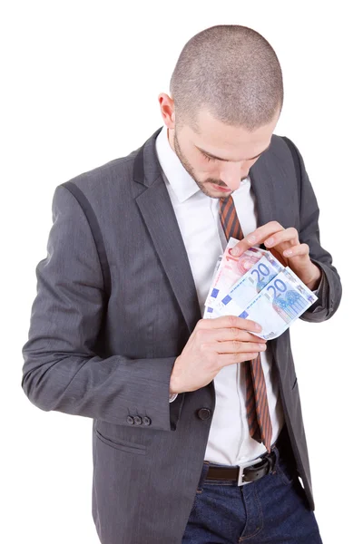 Geld man — Stockfoto