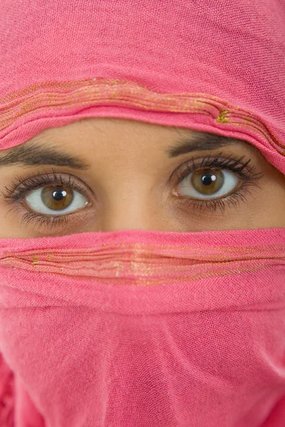 Woman with a veil — Stock Photo, Image