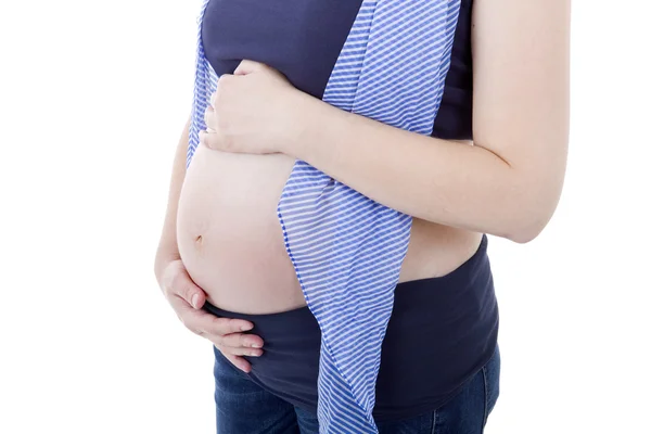 W ciąży — Zdjęcie stockowe