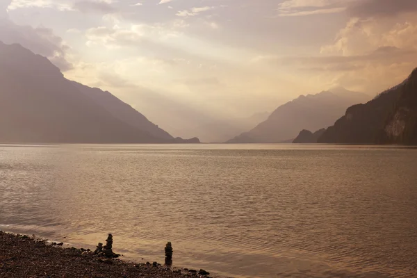 Swiss lake — Stockfoto