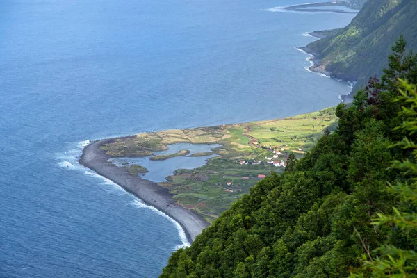 Faja Von Caldeira Santo Cristo Insel Sao Jorge Azoren Portugal — Stockfoto