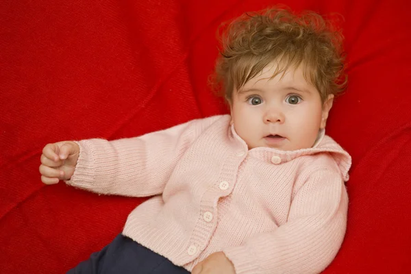 Retrato de bebê jovem — Fotografia de Stock