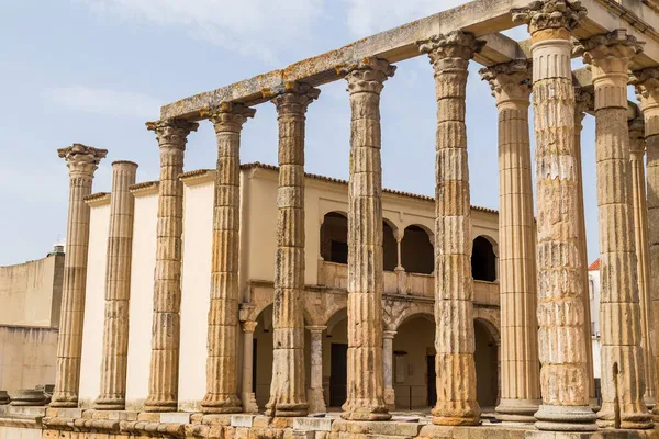 Roman Temple Diana Merida Province Badajoz Extremadura Spain — Stock Photo, Image