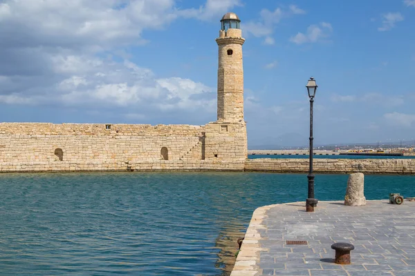 Antiguo Puerto Veneciano Chania Creta Grecia Chania Segunda Ciudad Más —  Fotos de Stock