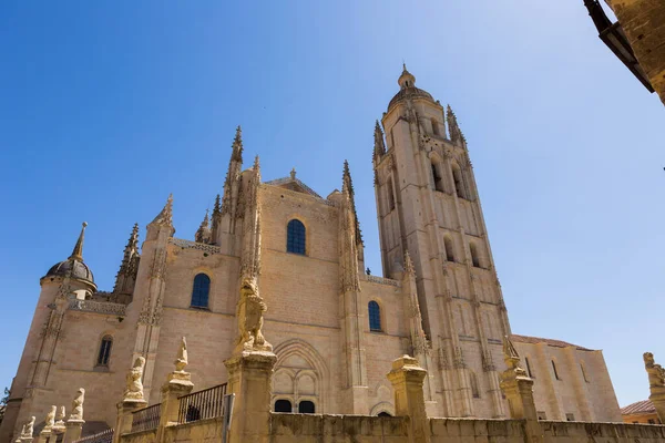 Segovia Cathedral Segovia Castilla Leon Espanha — Fotografia de Stock