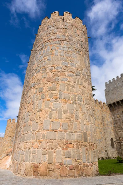 Antiga Fortificação Ávila Castela Leão Espanha — Fotografia de Stock