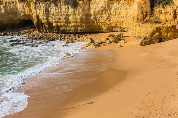 Kustkliffen Van Algarve Lagoa Portugal — Stockfoto