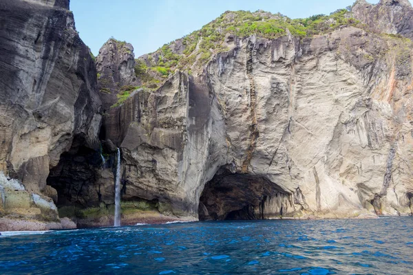 弗洛雷斯岛海洋洞穴 葡萄牙亚速尔 — 图库照片