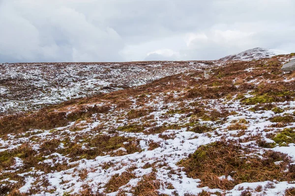 Schnee Auf Den Landkarten Von Anu Kerry Irland — Stockfoto