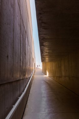 Vila Nova de Foz Coa 'daki Coa Müzesi. Coa Valley Arkeoloji Müzesi. Portekiz