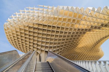 Sevilla Metropol Şemsiyesi (Sevilla Mantarı) (Las Setas De Sevilla), Plaza de la Encarnacion, Seville, İspanya, Endülüs, İspanya, Avrupa