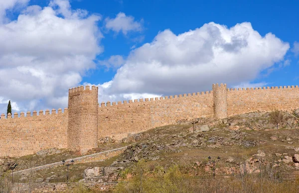 Antiga Fortificação Ávila Castela Leão Espanha — Fotografia de Stock