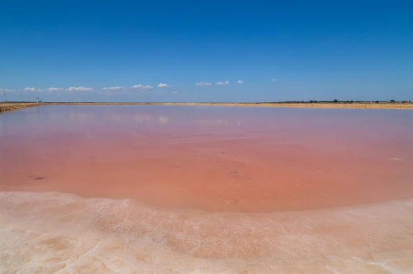 Salinas Bonanza Sanlucar Barrameda Cadice Sito Emblematico Andalusia Spagna — Foto Stock