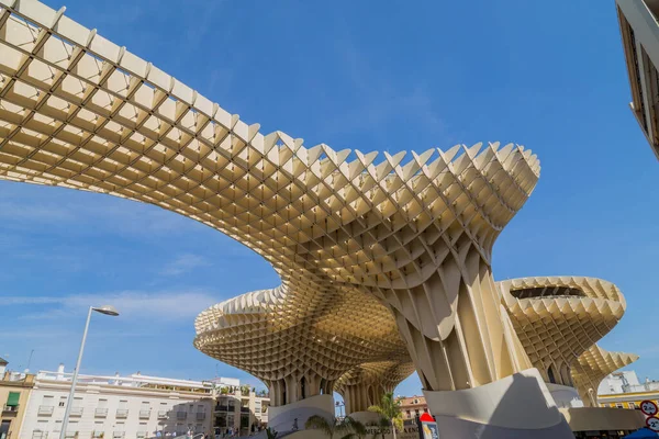 Seville Metropol Parasol Sevilla Mushrooms Las Setas Sevilla Plaza Encarnacion — стоковое фото