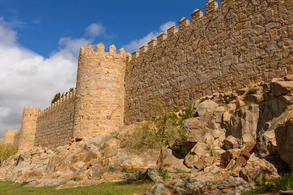 Ancient Fortification Avila Castile Leon Spain — Stock Photo, Image