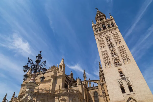 Cathédrale Séville Est Une Des Attractions Touristiques Séville Andalousie Espagne — Photo
