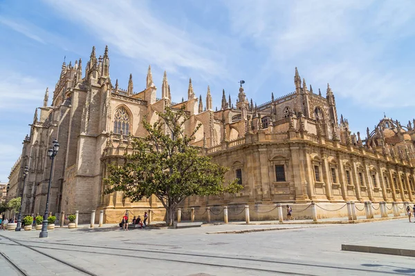 Seville Espagne Cathédrale Sainte Marie Siège Mieux Connue Sous Nom — Photo