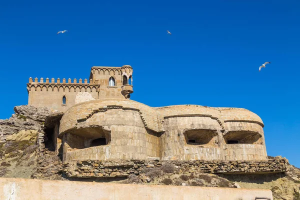 Castillo Santa Catalina Torre Observación Tarifa Cádiz —  Fotos de Stock