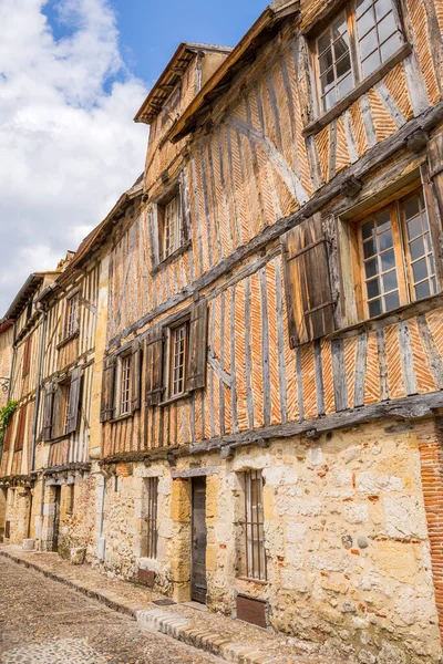 Oude Huizen Van Bergerac Aquitaine Frankrijk — Stockfoto