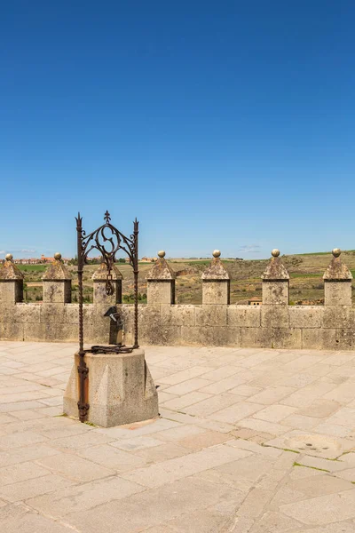 Segovia Spanyolország Híres Segovia Alcazar Kastély Castilla Leon Spanyolország — Stock Fotó