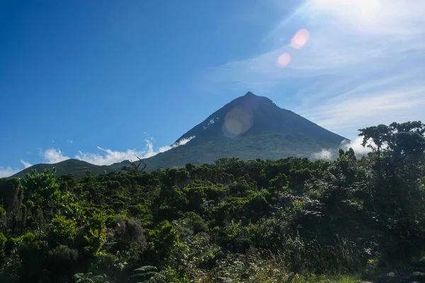 Pico Berg Pico Azorerna — Stockfoto