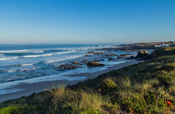 Vista Costa Rocciosa Atlantica Alentejo Portogallo — Foto Stock