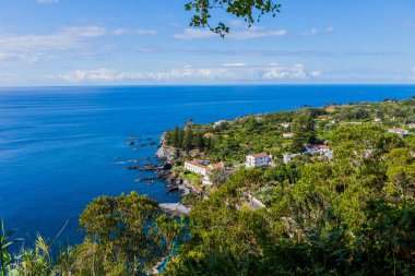 Sao Miguel adasındaki Pisao bakış açısı, Azores. Portekiz