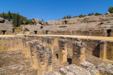 İtalya, Seville, Seville, Endülüs, İspanya, Avrupa 'daki Roma harabeleri.