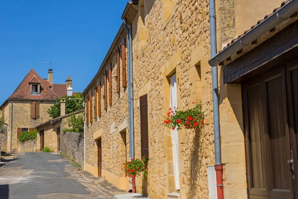 Domme Franciaország Régi Házak Középkori Város Domme Dordogne Franciaország — Stock Fotó