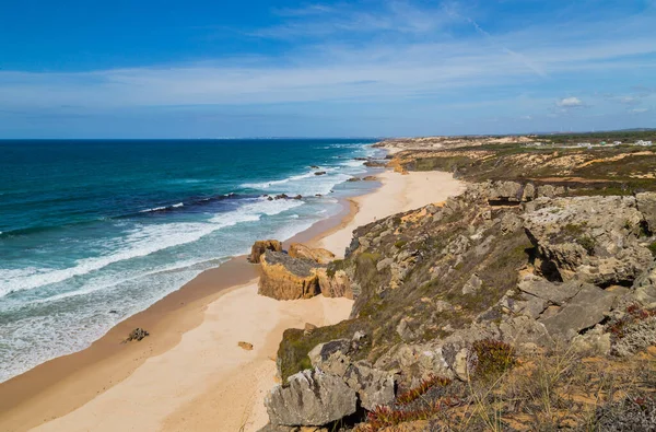 Costa Del Alentejo Cerca Sines Portugal Imagen de stock