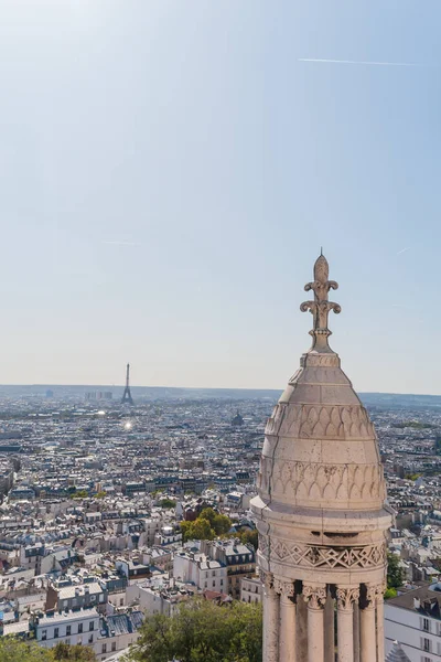 Uitzicht Parijs Vanuit Sacre Coeur Standpunt Franse Architectuur Parijs Frankrijk — Stockfoto