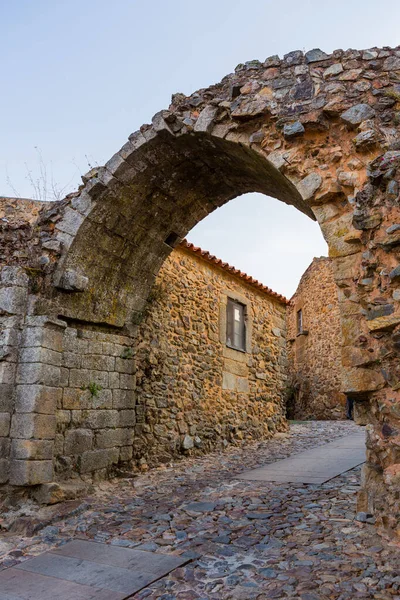 포르투갈 과르다의 피게라 카스텔로 로드리고에 역사적 마을인 카스텔로 로드리고의 입단식 — 스톡 사진