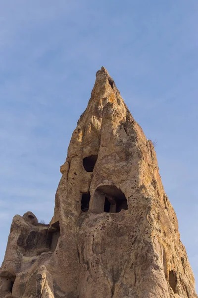 Cuevas Los Primeros Cristianos Capadocia Turquía Antigua Ciudad Cueva Cerca —  Fotos de Stock