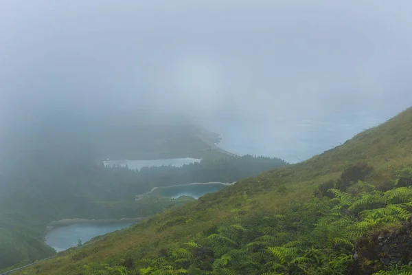 Bella Vista Lagoa Fogo Isola Sao Miguel Azzorre Portogallo — Foto Stock