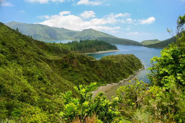 Bela Vista Lagoa Fogo Ilha São Miguel Açores Portugal — Fotografia de Stock