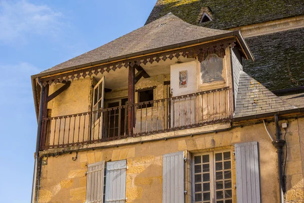 Sarlat Caneda Frankrijk Huizen Het Centrum Van Oude Middeleeuwse Stad — Stockfoto