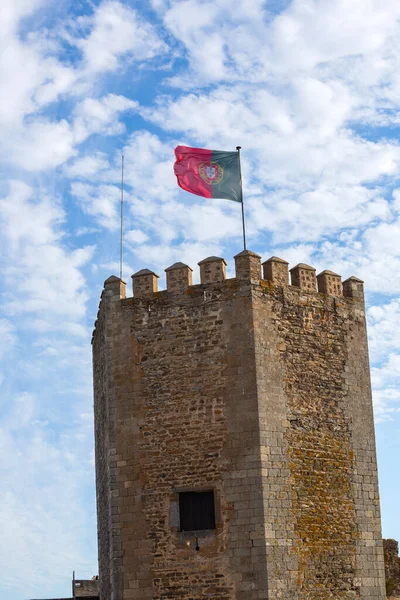 Středověký Hrad Vesnice Monsaraz Turistická Atrakce Alentejo Portugalsko — Stock fotografie