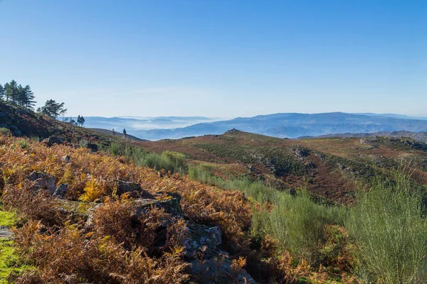 Krajina Pohled Hory Soajo Regionu Norte Europe — Stock fotografie