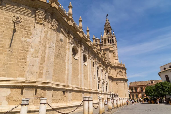 Seville Španělsko Katedrála Marie Stolce Známější Jako Sevillská Katedrála Římskokatolická — Stock fotografie