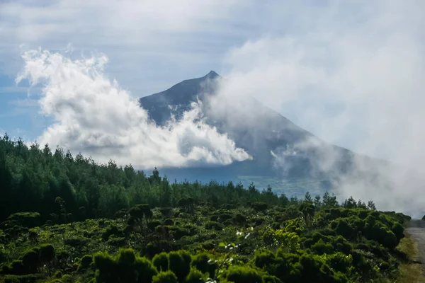 Montagna Pico Nell Isola Pico Azzorre Portogallo — Foto Stock