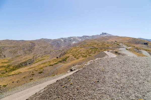 Sierra Nevada Hosts Highest Peaks Inland Spain Well Highest Road — Stockfoto