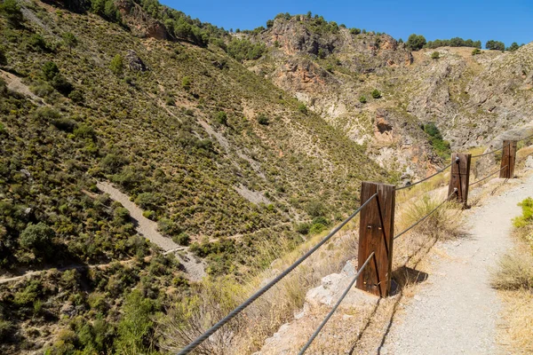 Sentiero Los Cahorros Sentiero Che Attraversa Sierra Nevadas Andalusia Spagna — Foto Stock