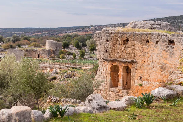 Ruines Ville Antique Kanlidivane Ancienne Ville Dans Province Mersin Turquie — Photo