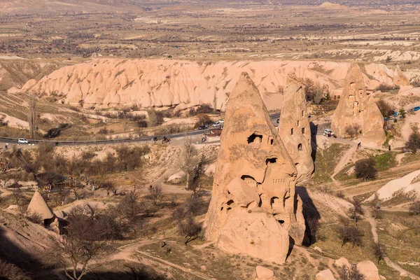 Goreme Turkey Mensen Goreme Cappadocië Het Goreme Openluchtmuseum Staat Sinds — Stockfoto