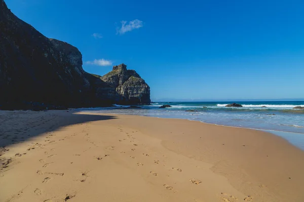 Beautiful Empty Beach Alentejo Portugal — Stock Photo, Image