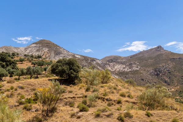 Los Cahorros路穿过西班牙格拉纳达附近安达卢西亚的Sierra Nevadas的一条小径 — 图库照片