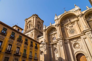 Granada Katedrali, UNESCO 'nun Dünya Mirası Bölgesi. Endülüs, İspanya.