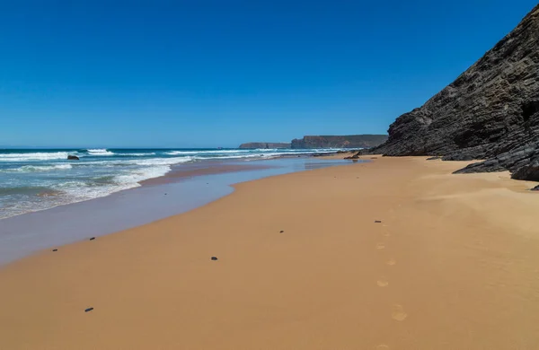 Beautiful Empty Beach Alentejo Portugal — Stock Photo, Image