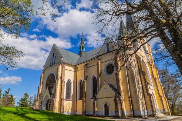 Basilica Visitation Blessed Virgin Mary Hill Marianska Hora Town Levoca — kuvapankkivalokuva